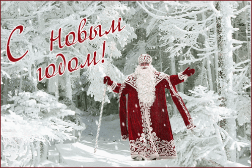 поздравление на Новый год GIF